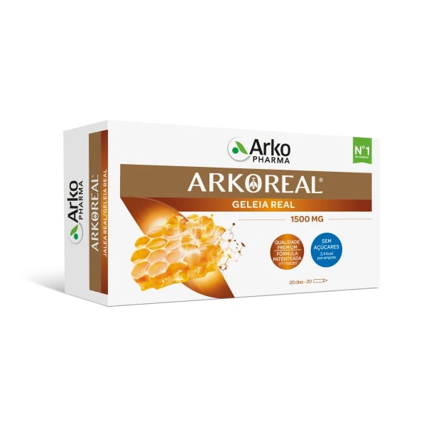 Arkoreal Geleia Real 1500mg sem Açúcar x20